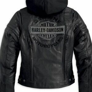 Harley-Davidson Black Leather Motorcycle Jacket